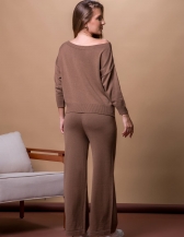Blusa Ampla Modal Celine - Camelo