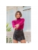 Blusa Gola Alta Modal - Fucsia