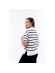 Blusa Listras Maria - Off com preto