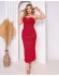 Vestido Lurex Malu - Vermelho