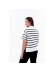 Blusa Listras Maria - Off com preto