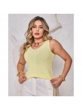 Regata Modal Liz - Amarelo