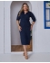Vestido Gola Polo Luisa - Azul Marinho